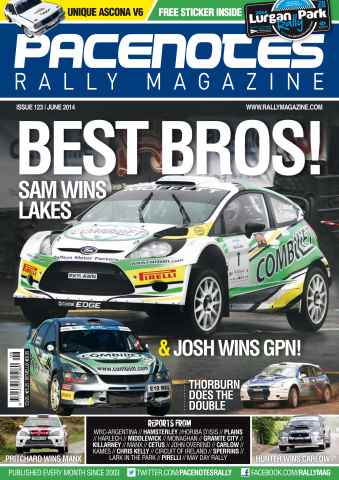 Pacenotes Rally magazine issue Issue 123 - June 2014