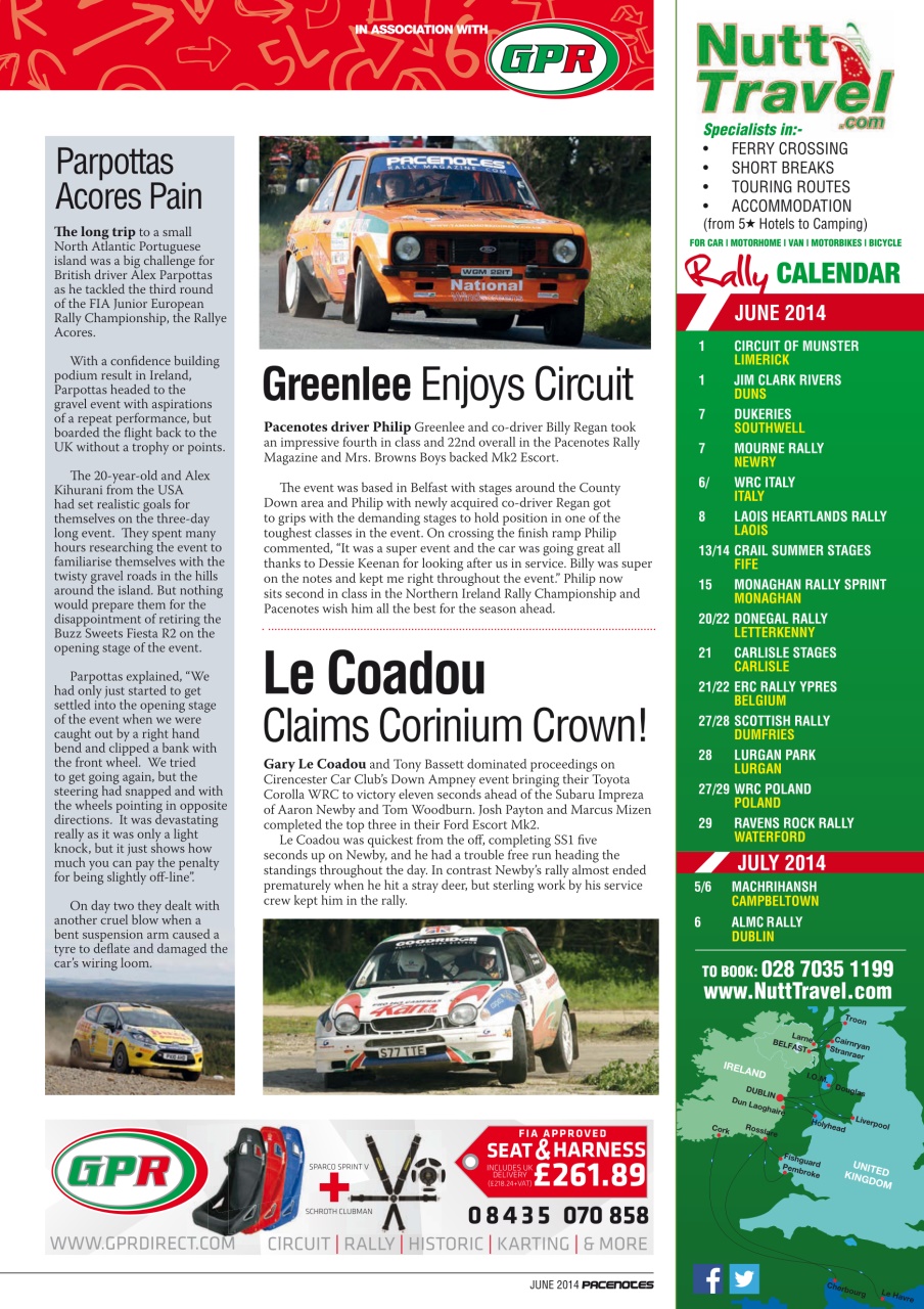 Pacenotes Rally magazine Preview Pages