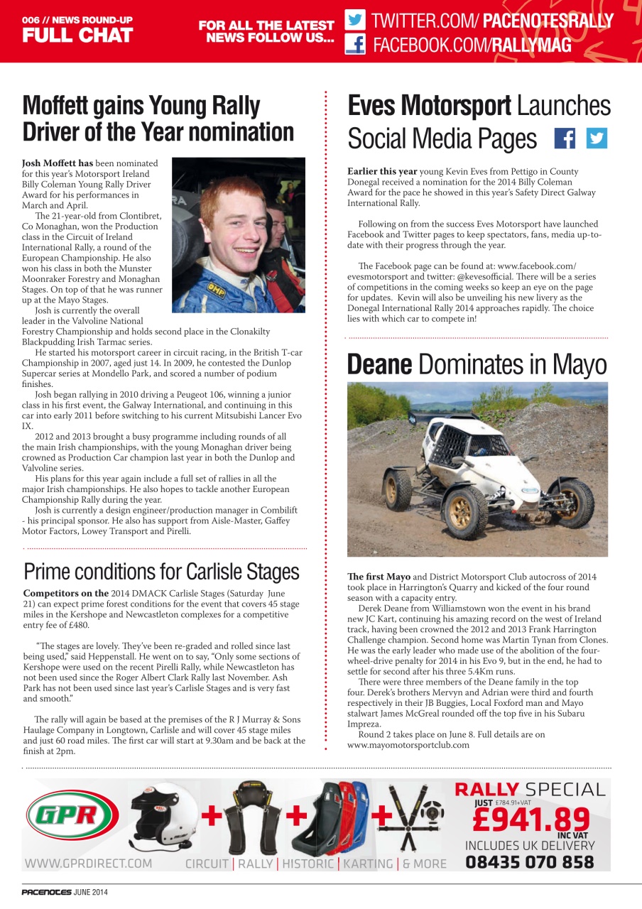 Pacenotes Rally magazine Preview Pages