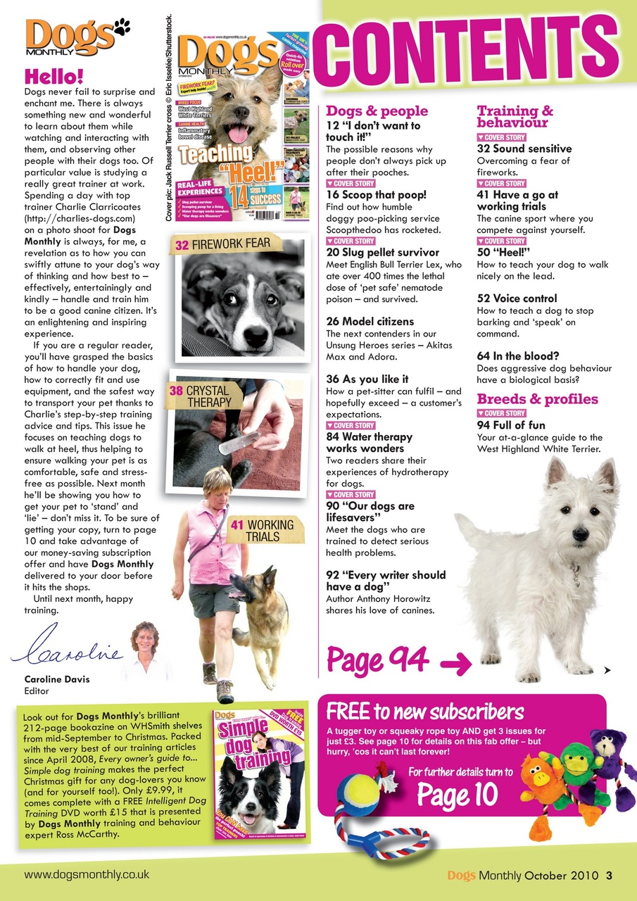 Dogs Monthly Preview Pages