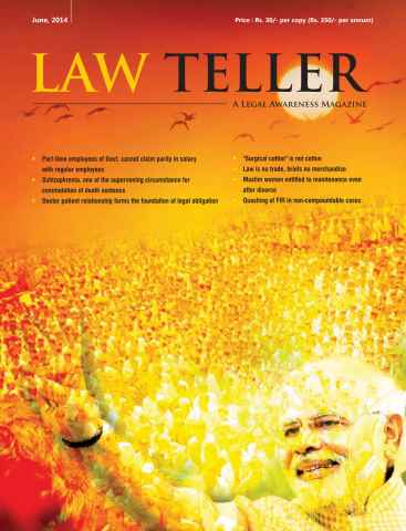 Lawteller – A Legal Awareness Magazine issue June 2014