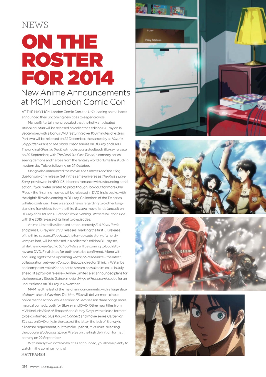 NEO Magazine Preview Pages