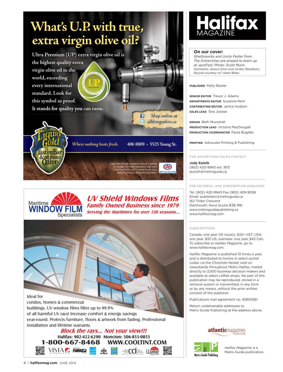 Halifax Magazine Preview Pages