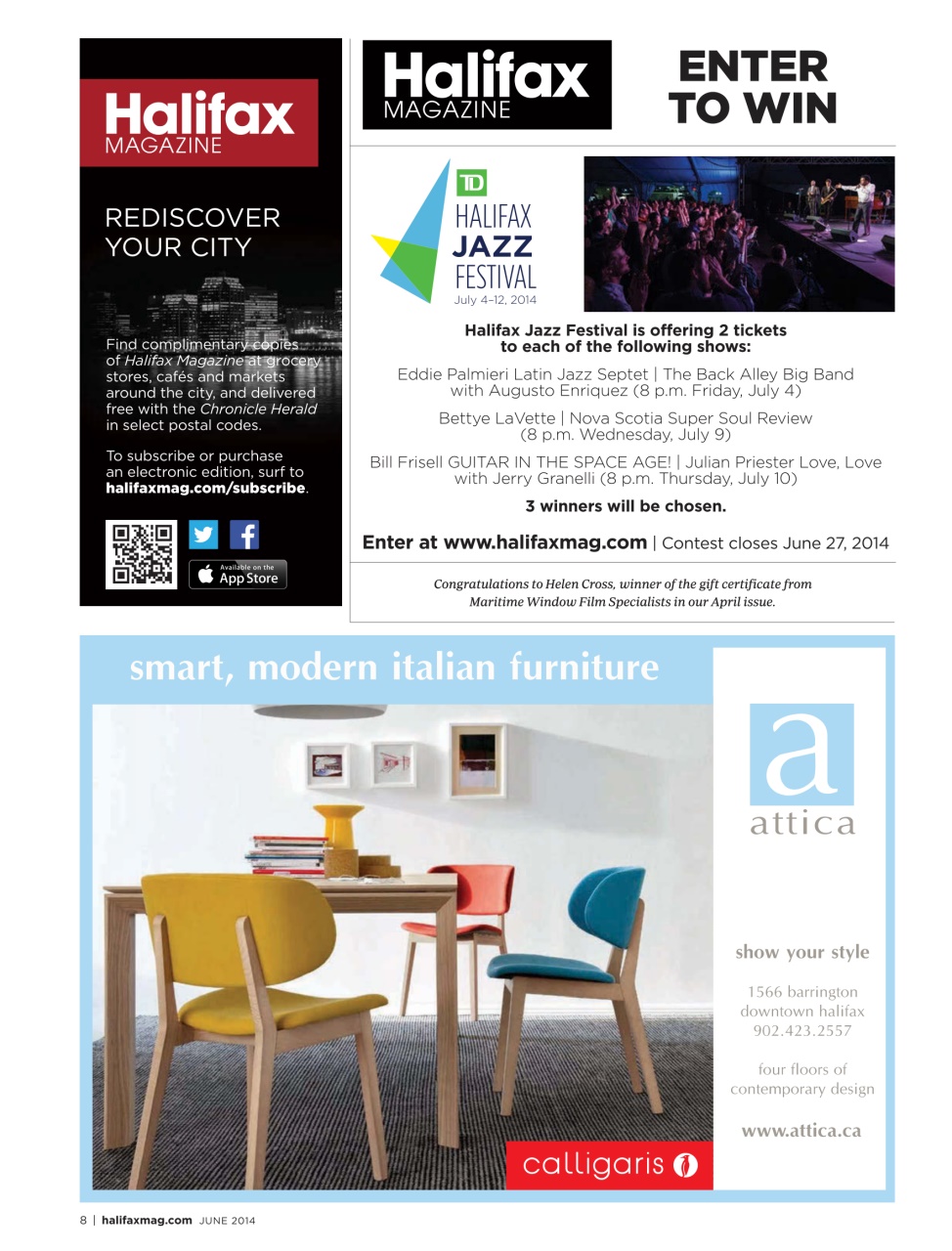 Halifax Magazine Preview Pages