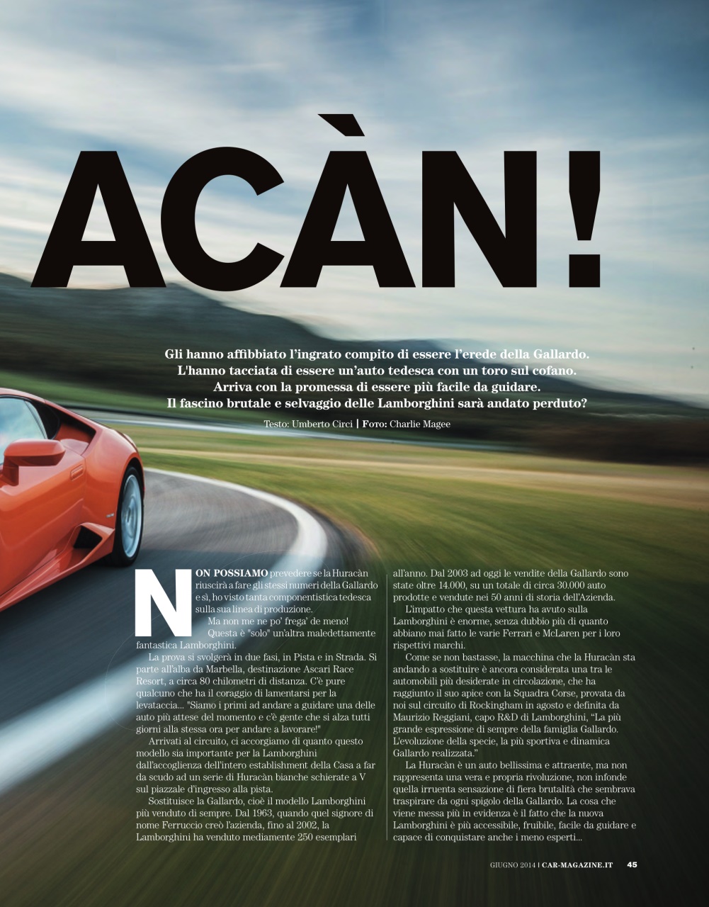 CAR magazine Italia Preview Pages