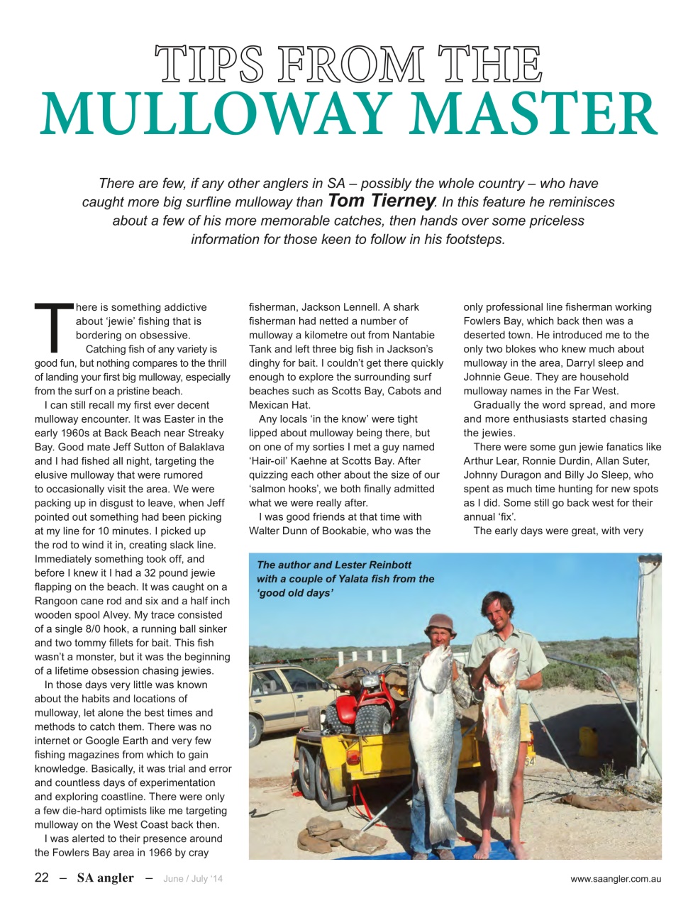 South Australian Angler Preview Pages