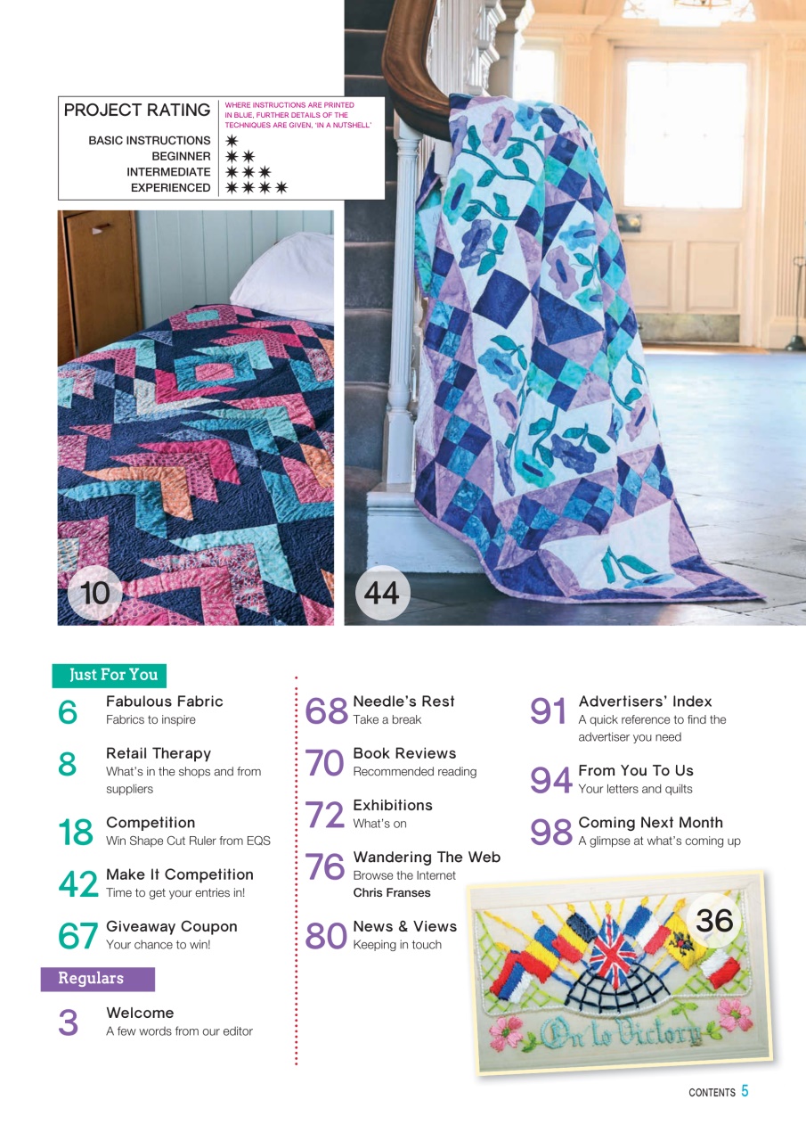 Patchwork and Quilting Preview Pages