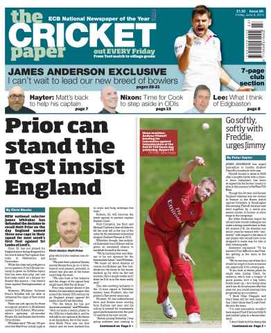 The Cricket Paper issue 6th June 2014