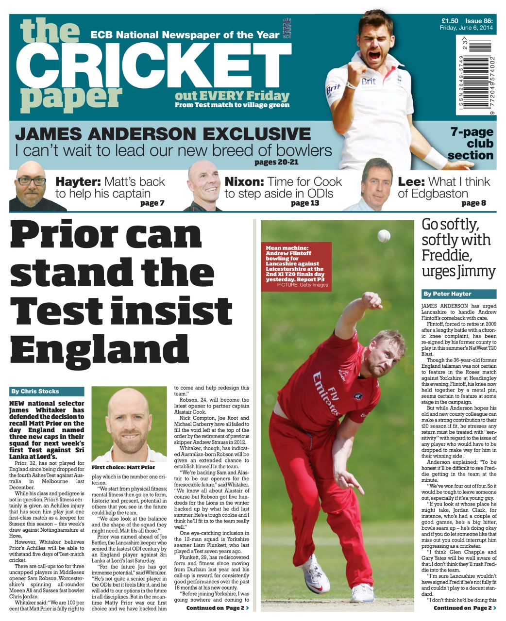 The Cricket Paper Preview Pages