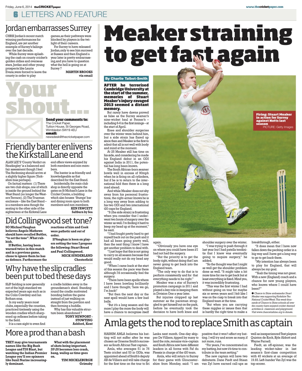 The Cricket Paper Preview Pages