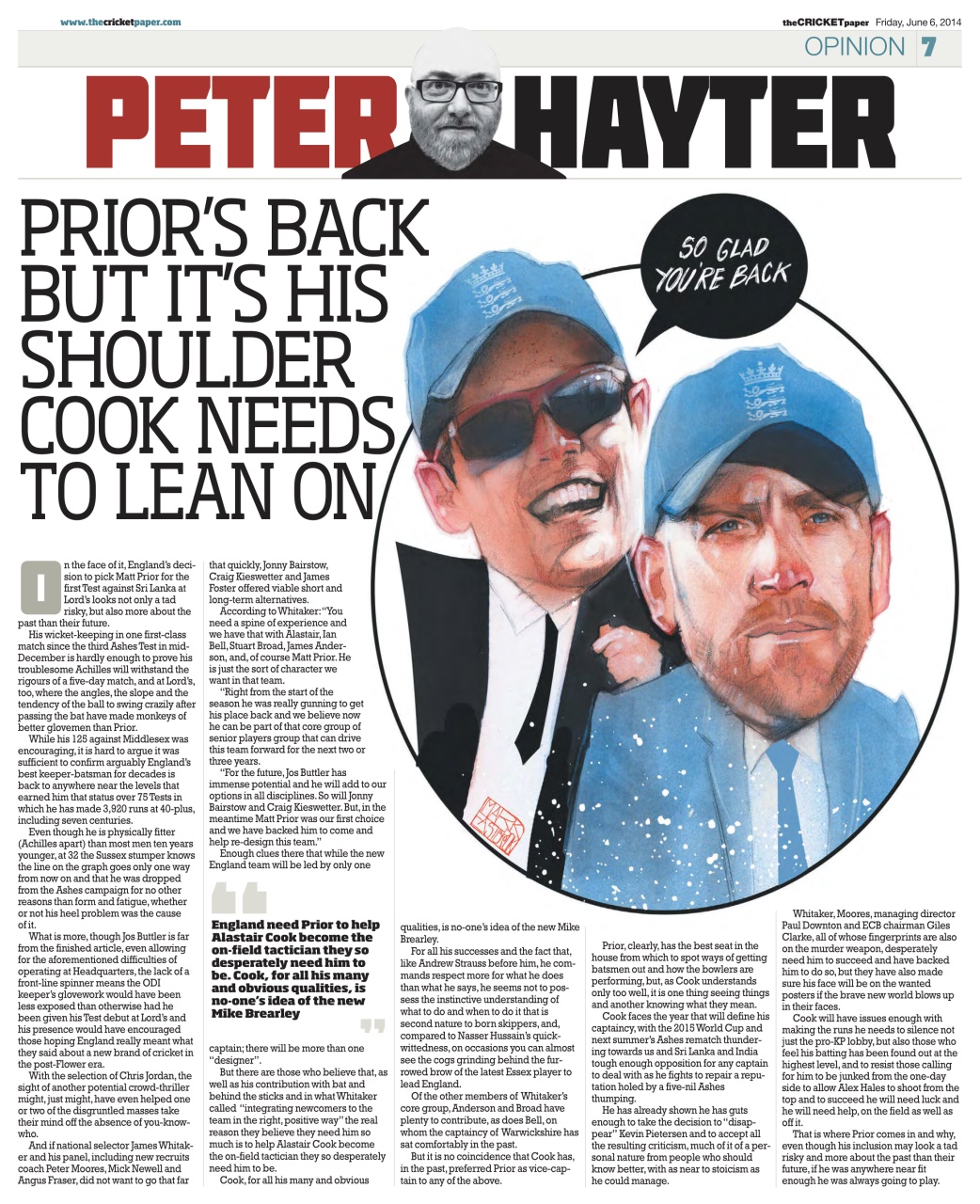The Cricket Paper Preview Pages
