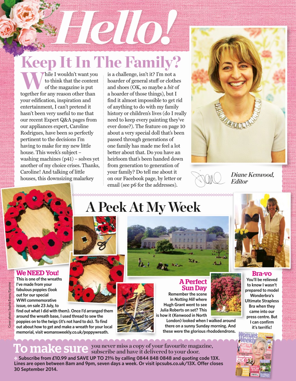 Woman's Weekly Preview Pages