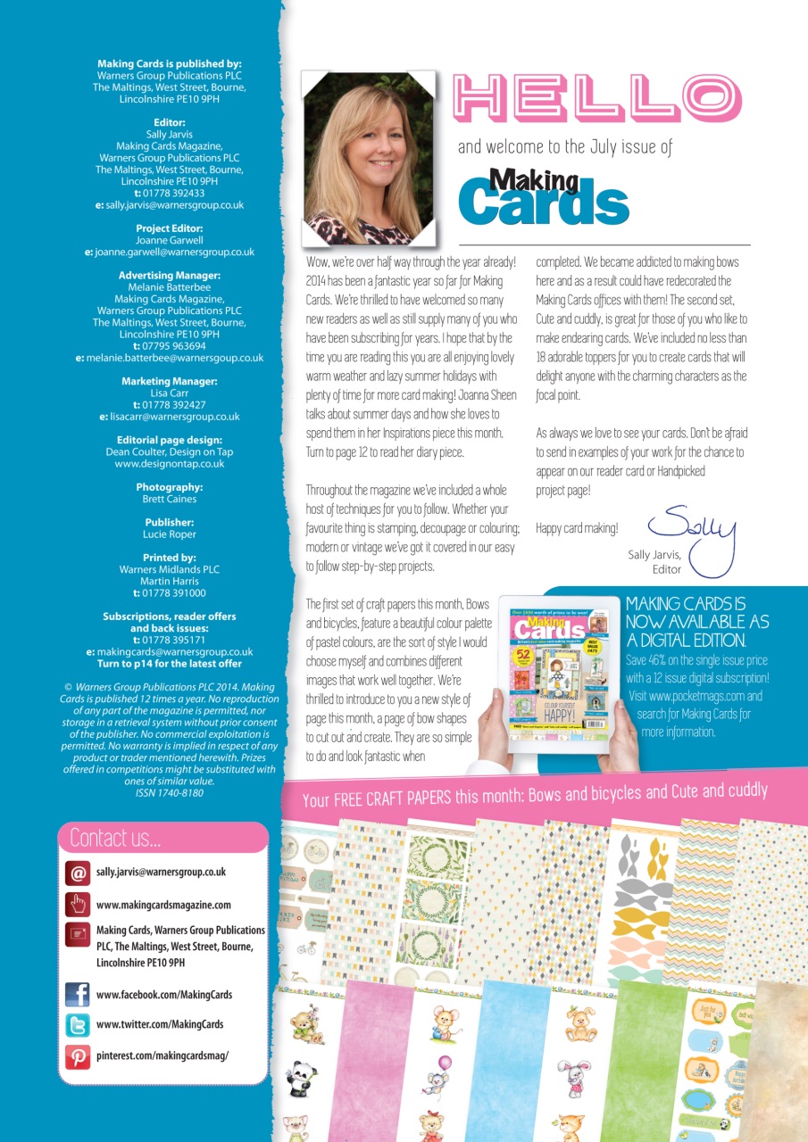 Making Cards & Papercraft Preview Pages