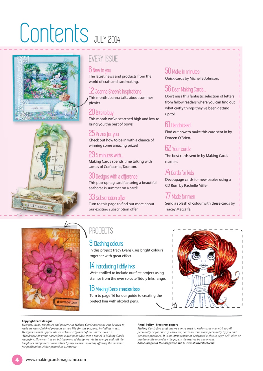 Making Cards & Papercraft Preview Pages