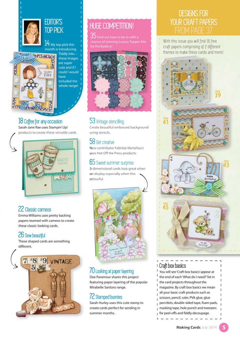 Making Cards & Papercraft Preview Pages