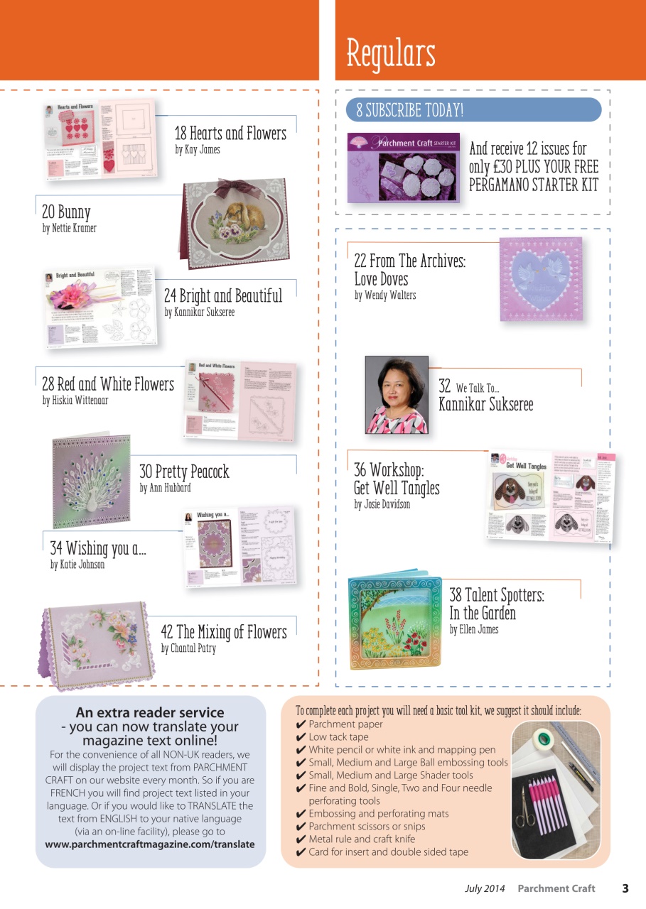 Parchment Craft Preview Pages