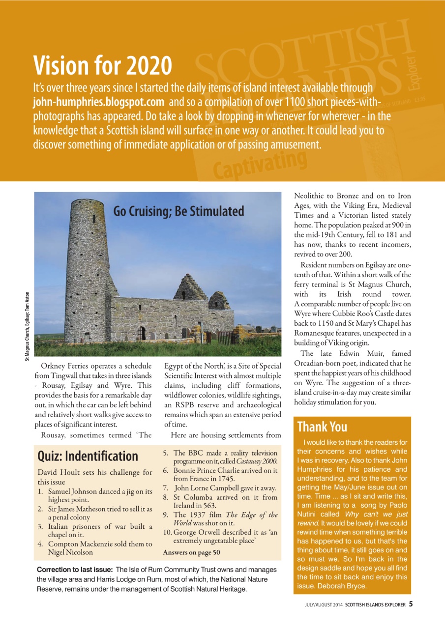 Scottish Islands Explorer Preview Pages
