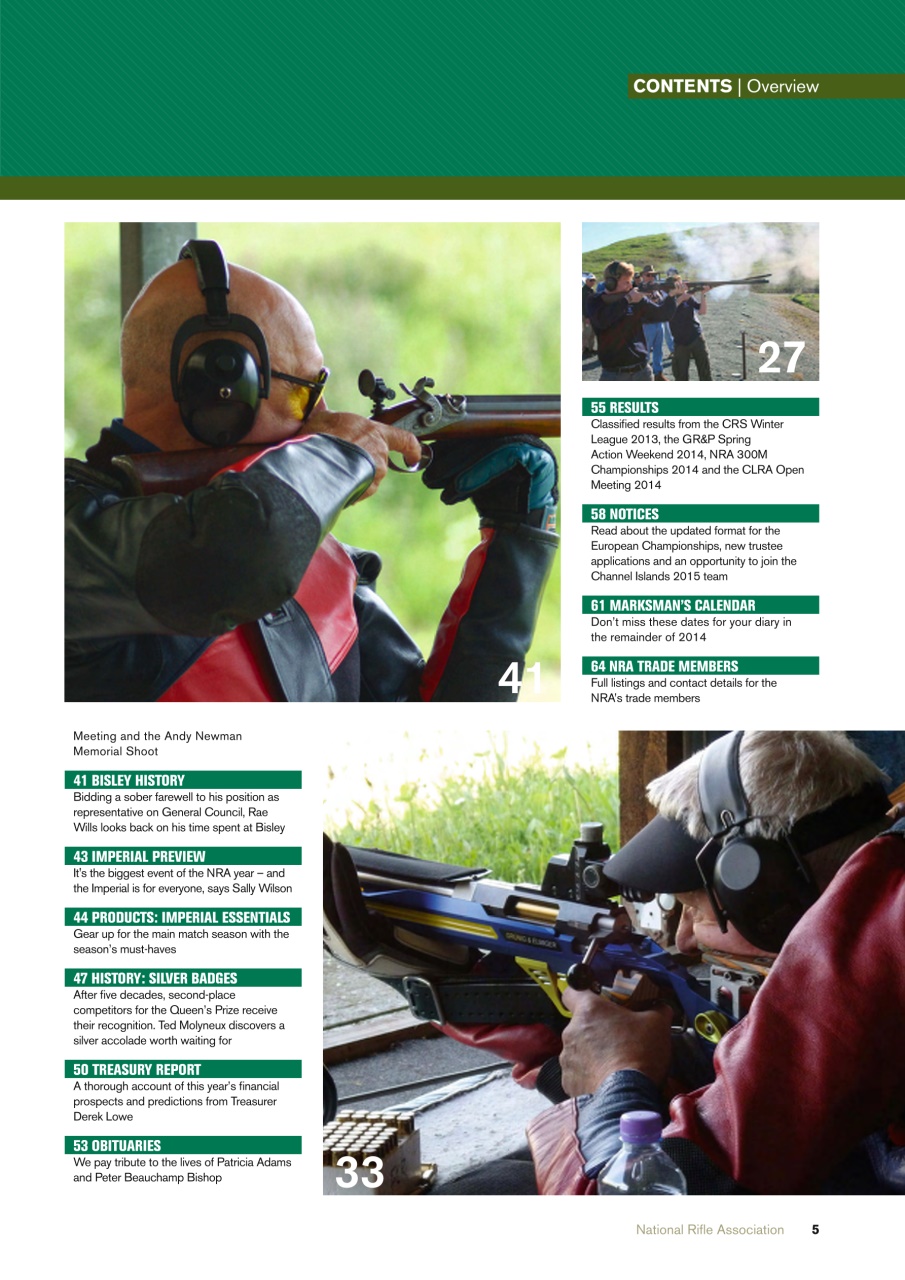 National Rifle Association Journal Preview Pages