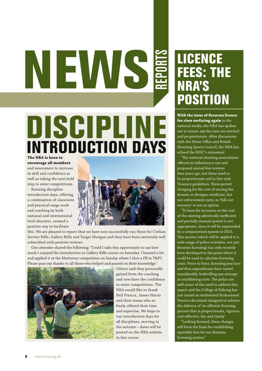 National Rifle Association Journal Preview Pages