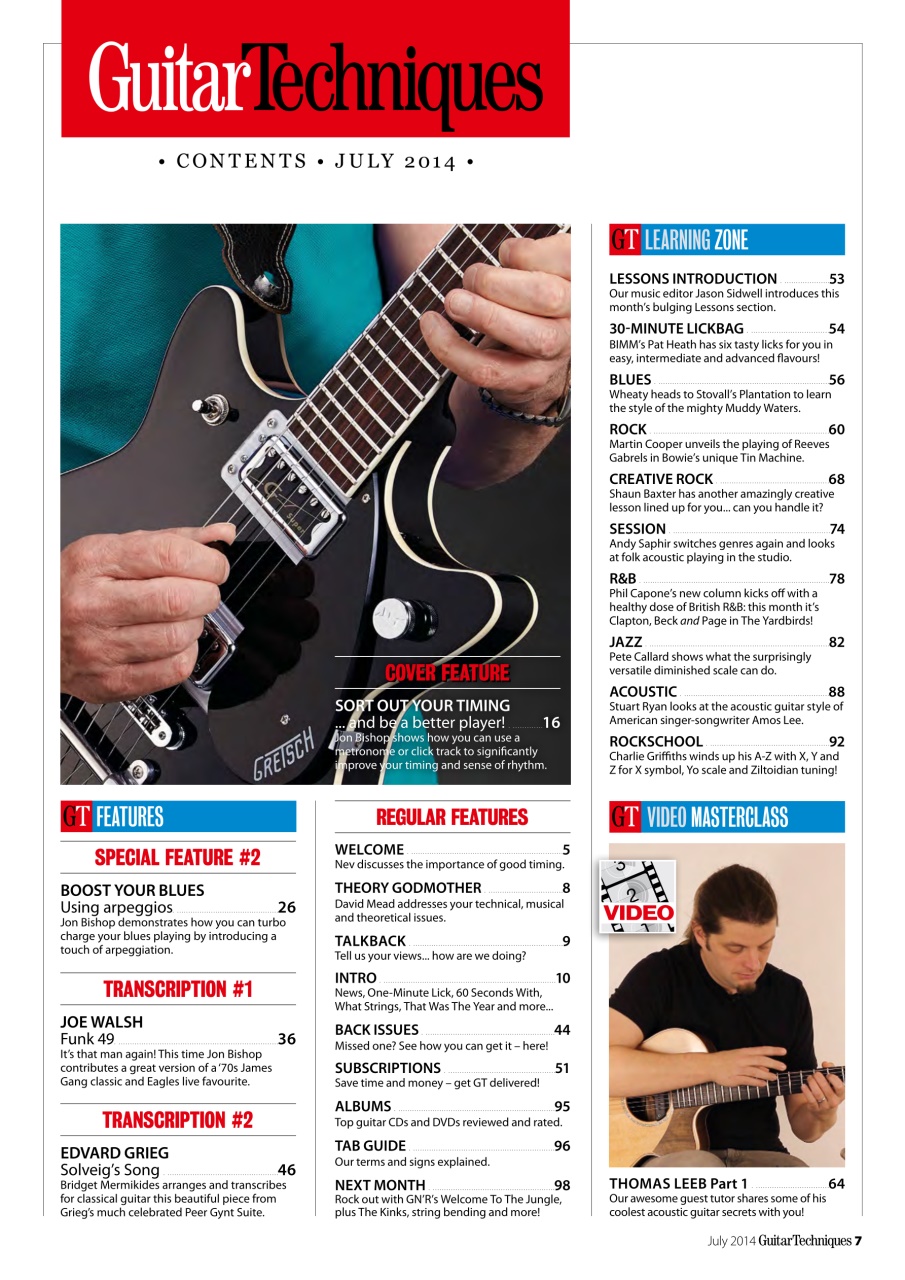 Guitar Techniques Preview Pages