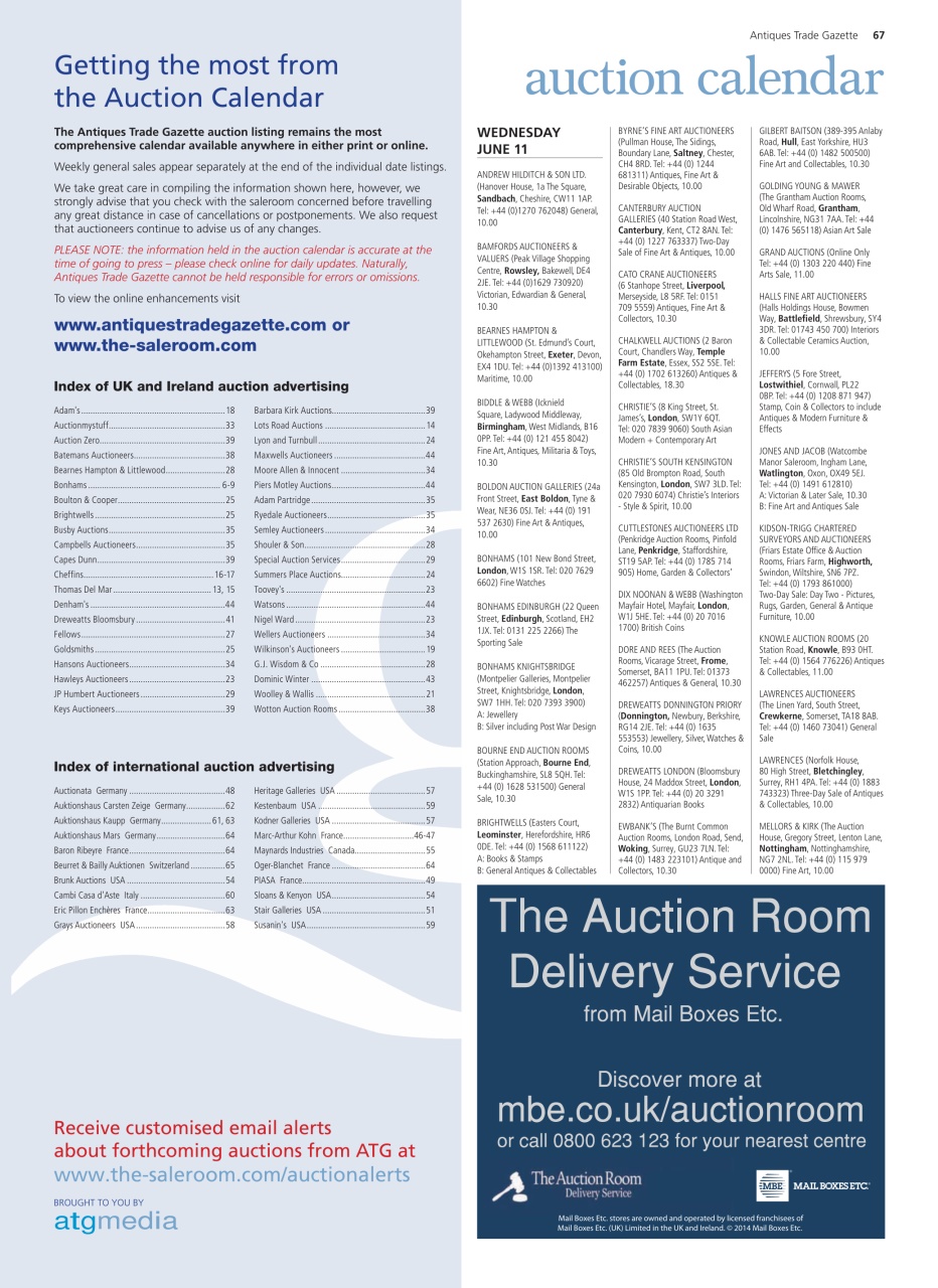 Antiques Trade Gazette Preview Pages
