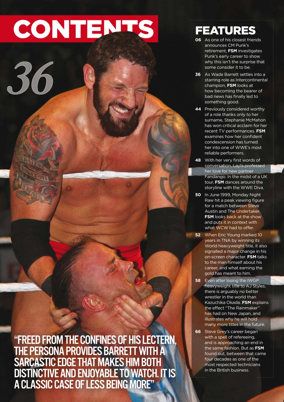 Wrestletalk Magazine Preview Pages