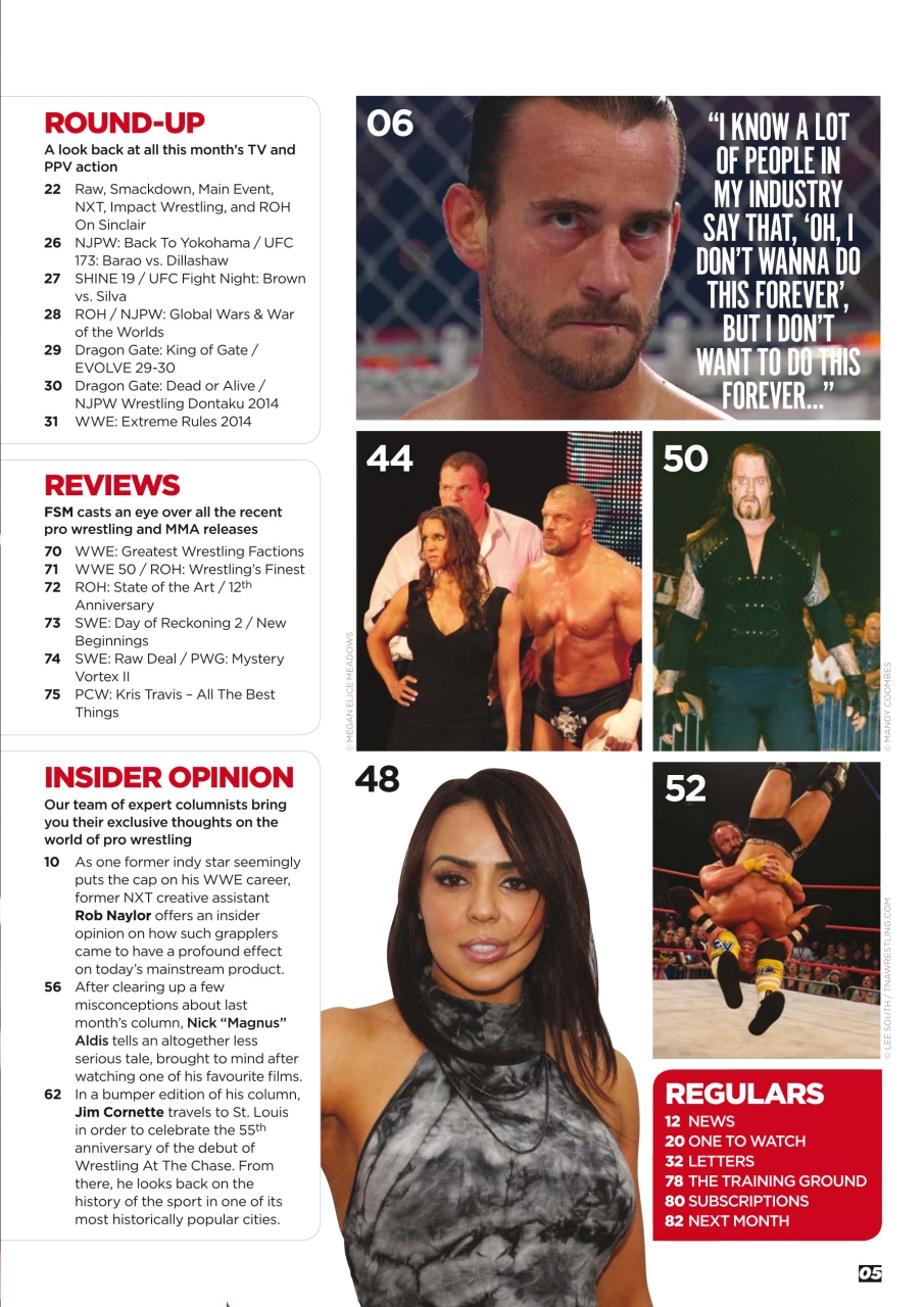 Wrestletalk Magazine Preview Pages