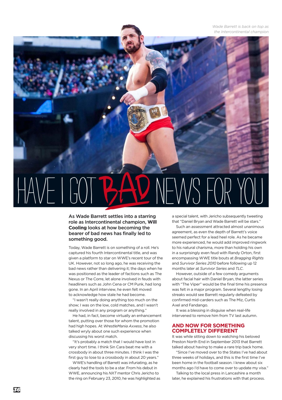 Wrestletalk Magazine Preview Pages