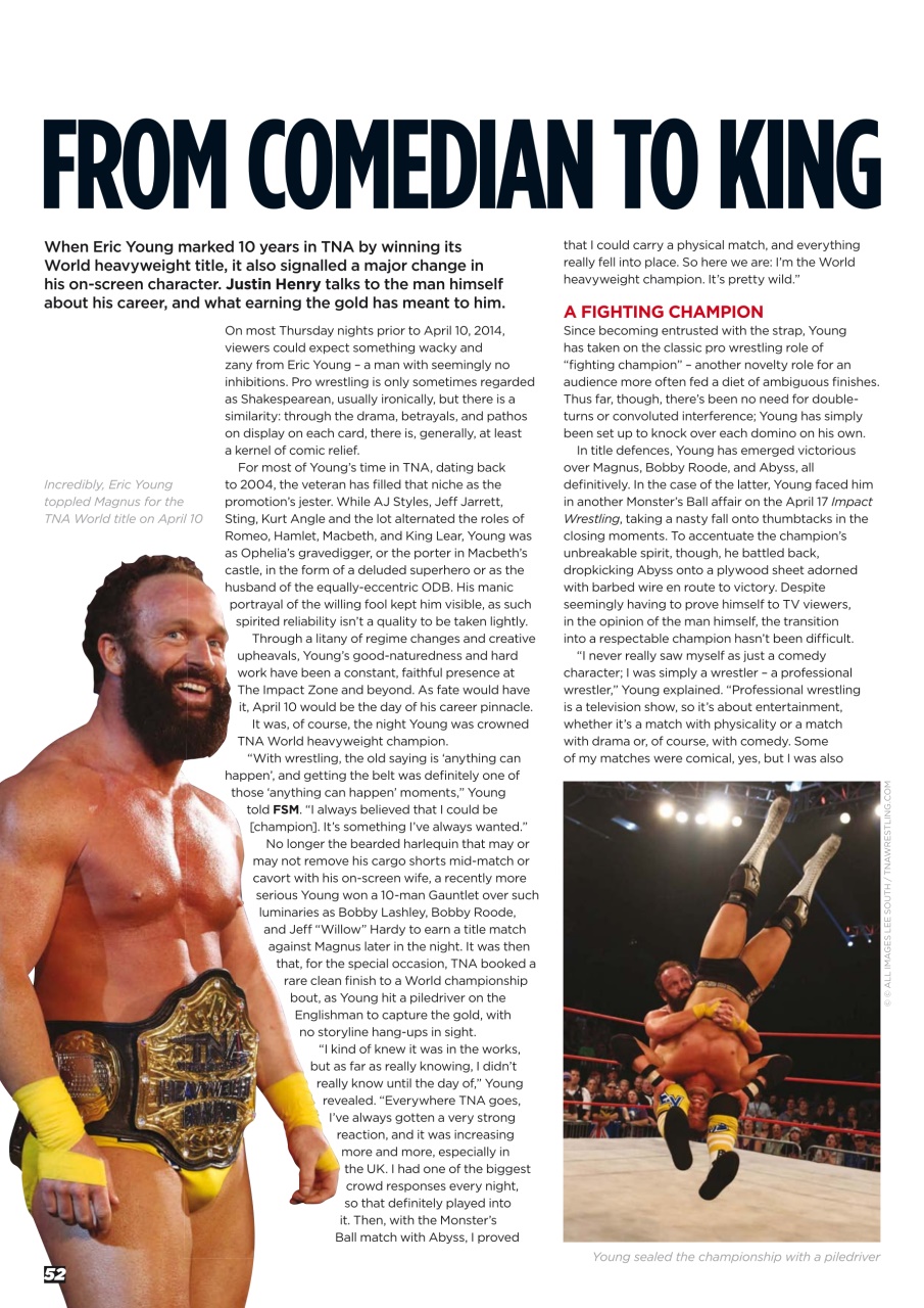 Wrestletalk Magazine Preview Pages