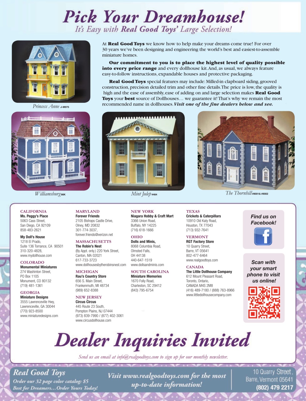 Dollhouse Miniatures Preview Pages