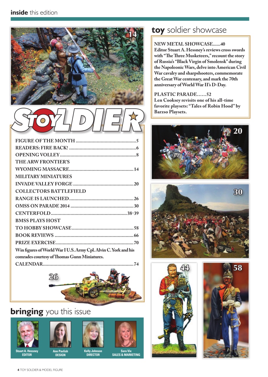 Toy Soldier & Model Figure Preview Pages