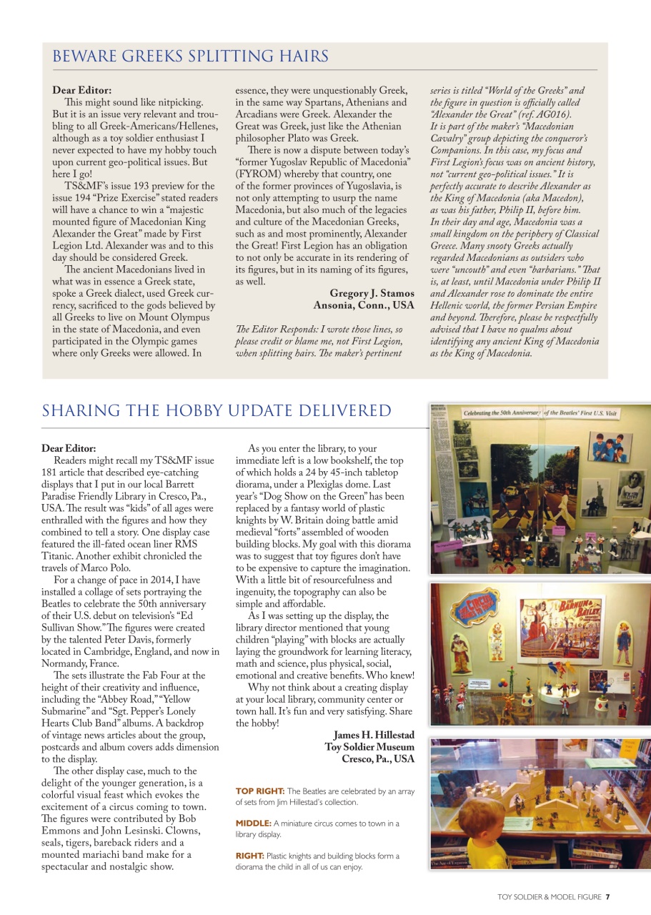 Toy Soldier & Model Figure Preview Pages