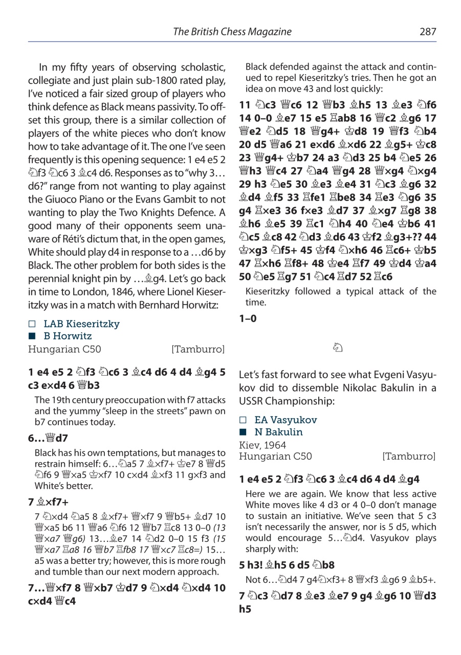 British Chess Magazine Preview Pages