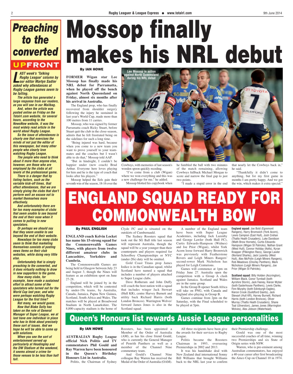 League Express Preview Pages