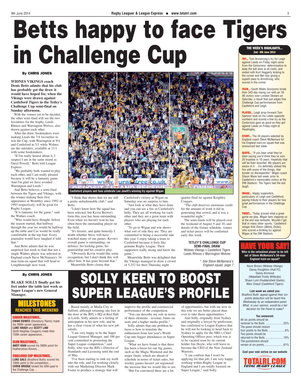 League Express Preview Pages