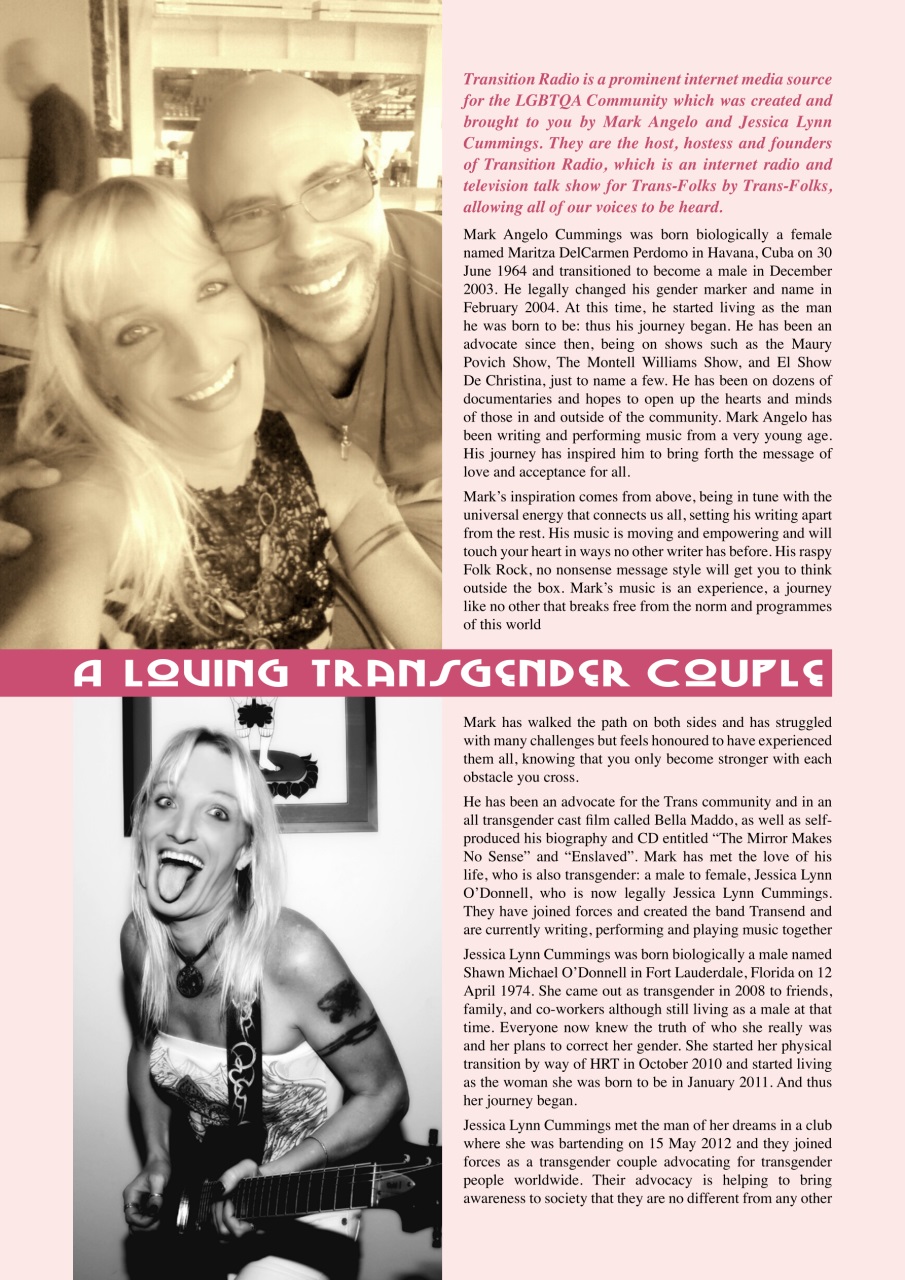 Transliving Magazine Preview Pages