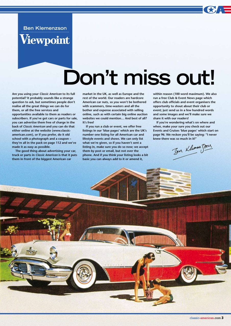 Classic American Magazine Preview Pages