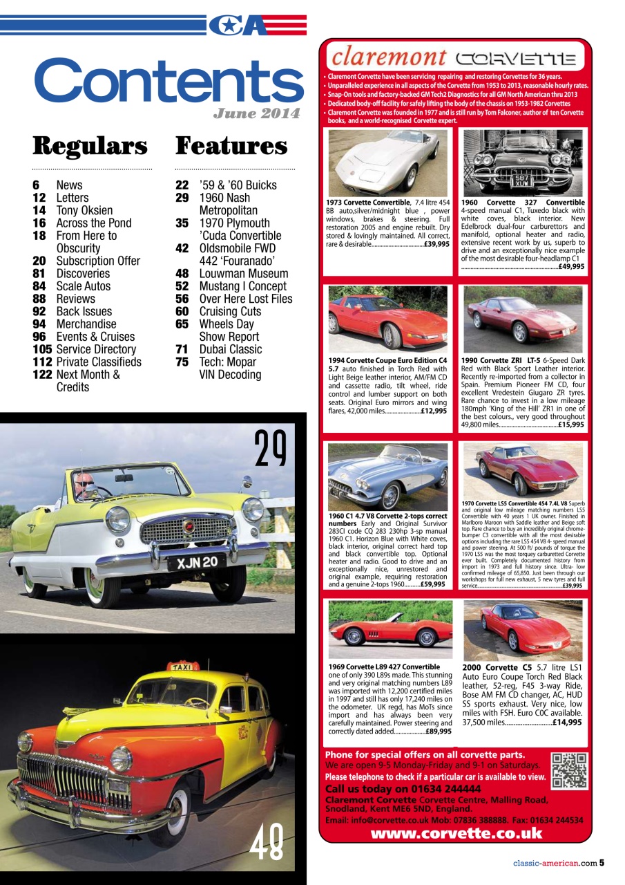 Classic American Magazine Preview Pages