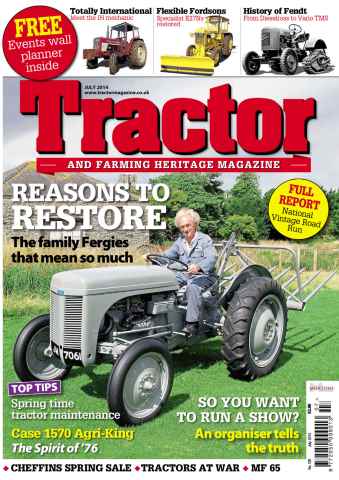 Tractor & Farming Heritage Magazine issue July 2014