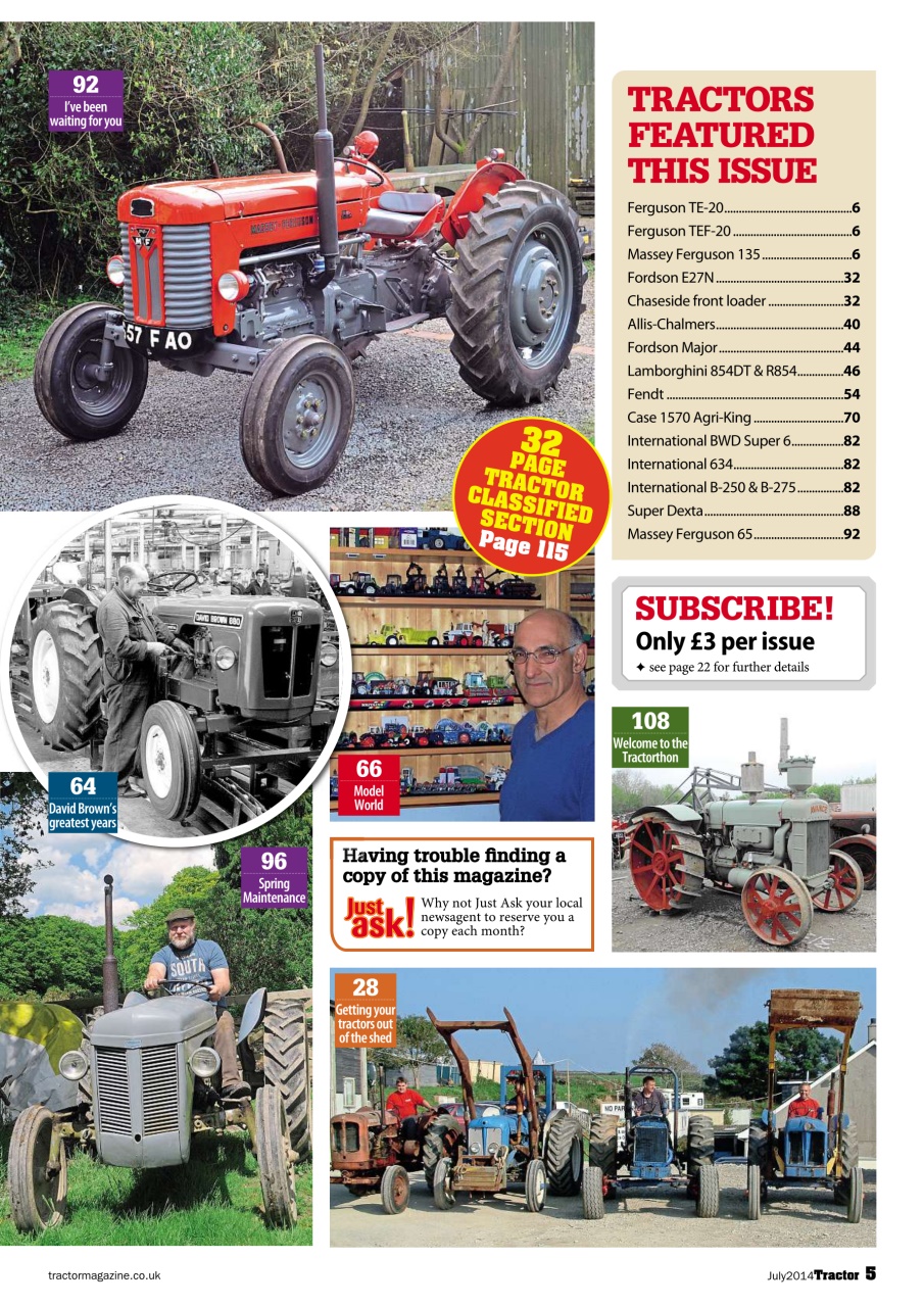 Tractor & Farming Heritage Magazine Preview Pages
