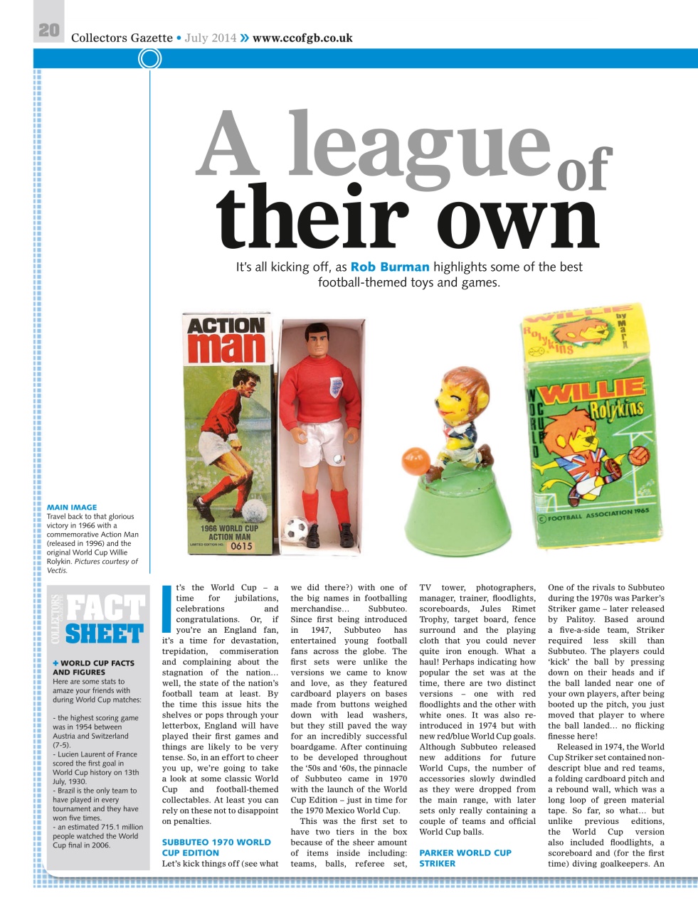 Collectors Gazette Preview Pages