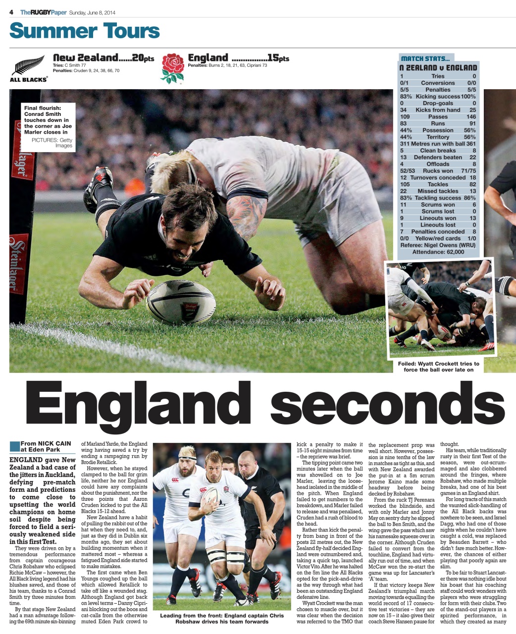 The Rugby Paper Preview Pages