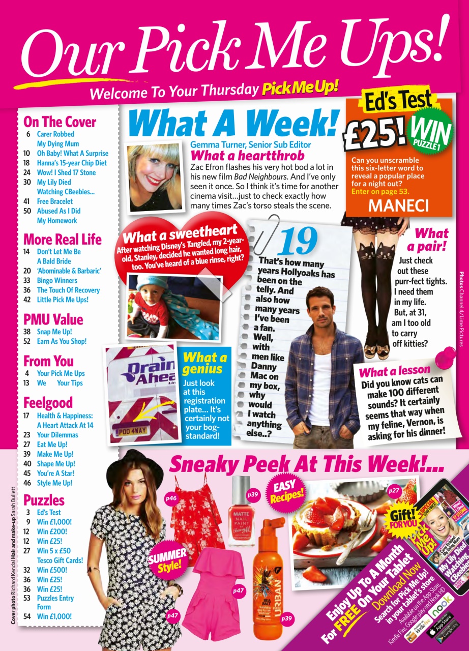 Pick Me Up Preview Pages