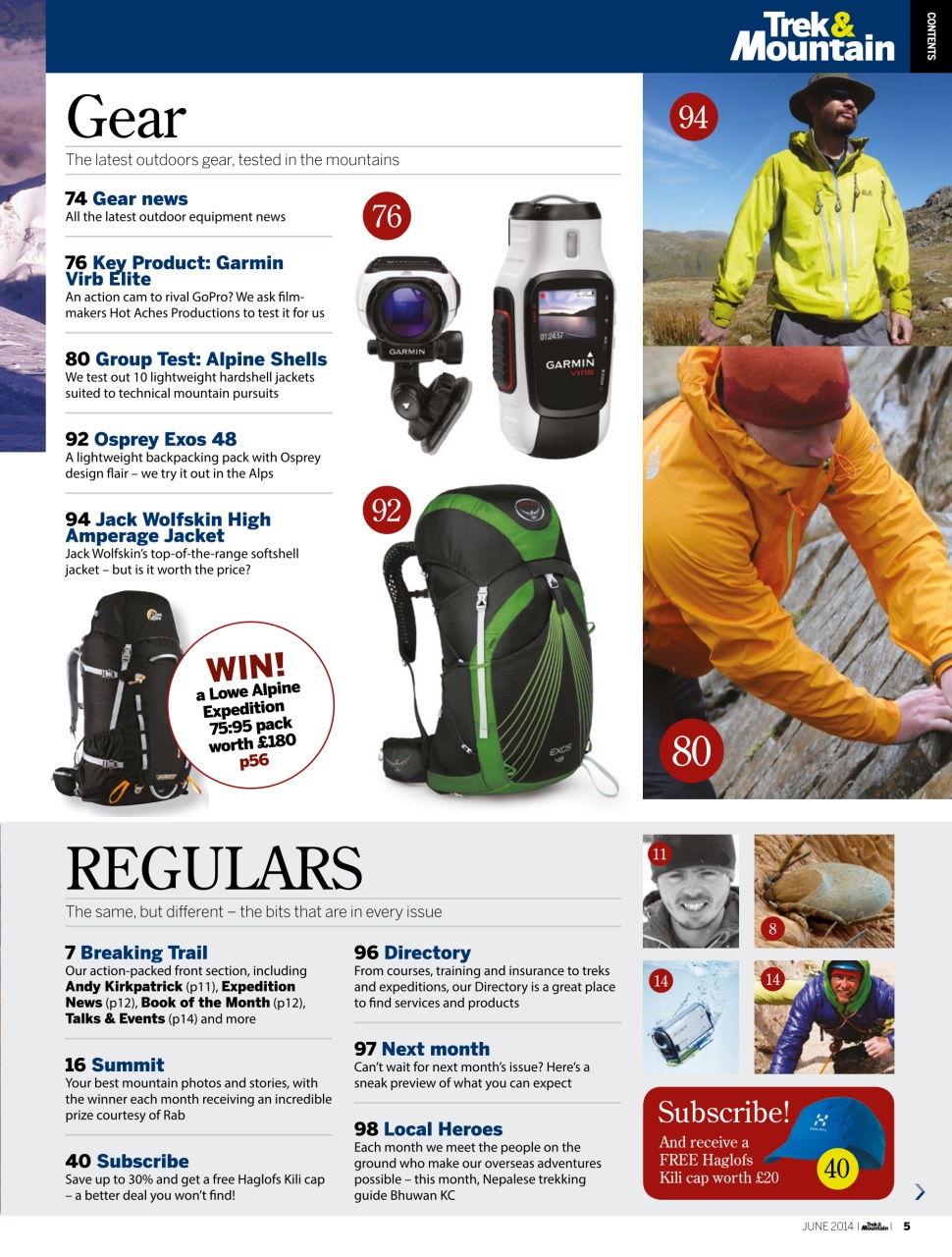 Trek & Mountain Magazine Preview Pages