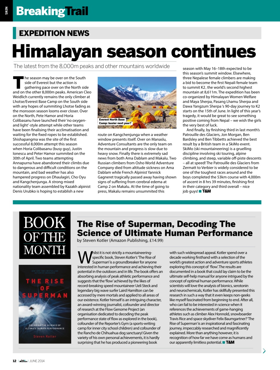 Trek & Mountain Magazine Preview Pages