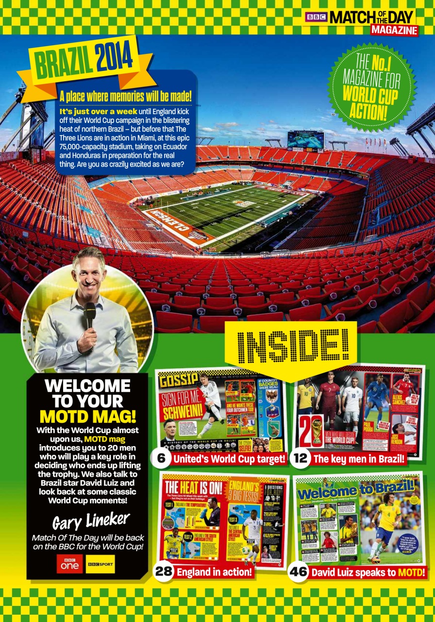 Match of the Day Preview Pages