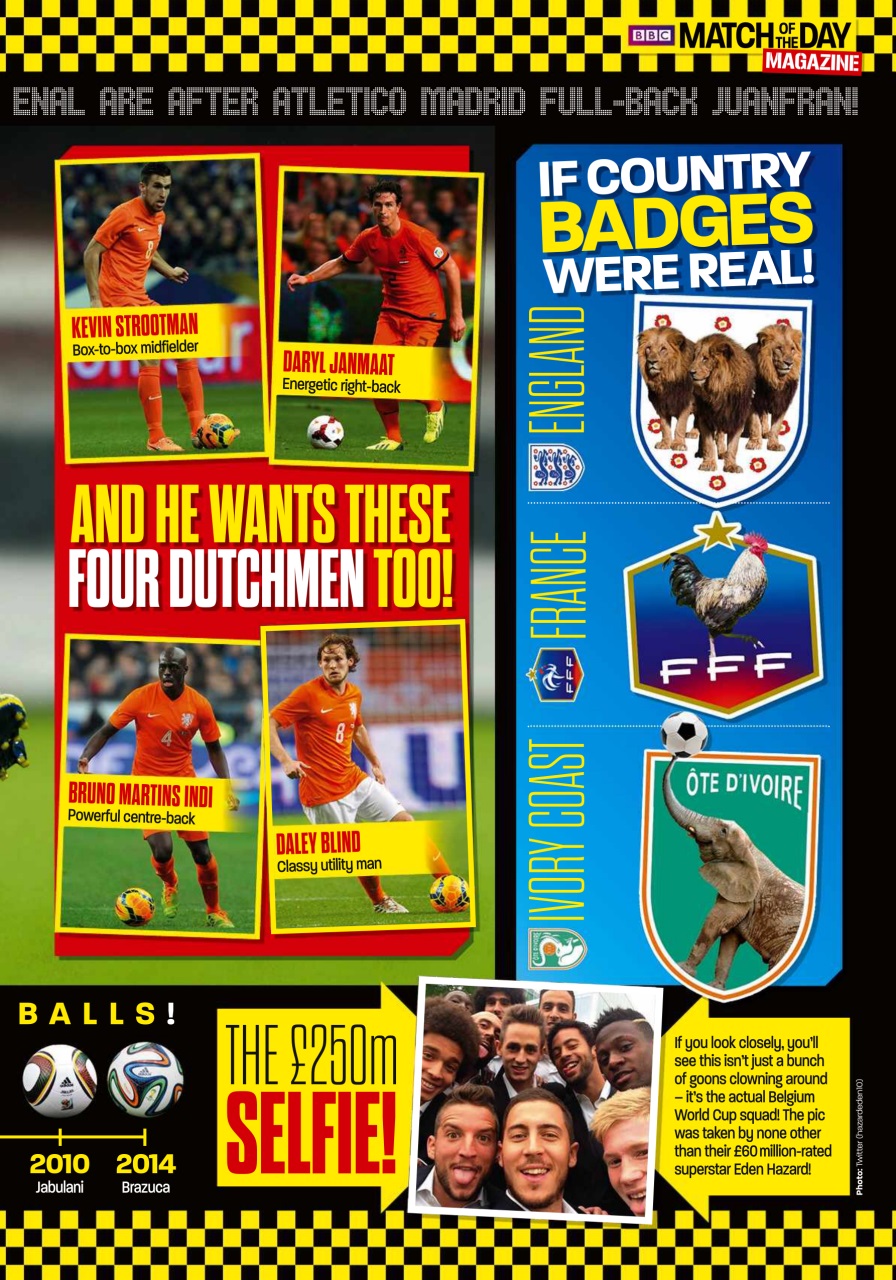 Match of the Day Preview Pages