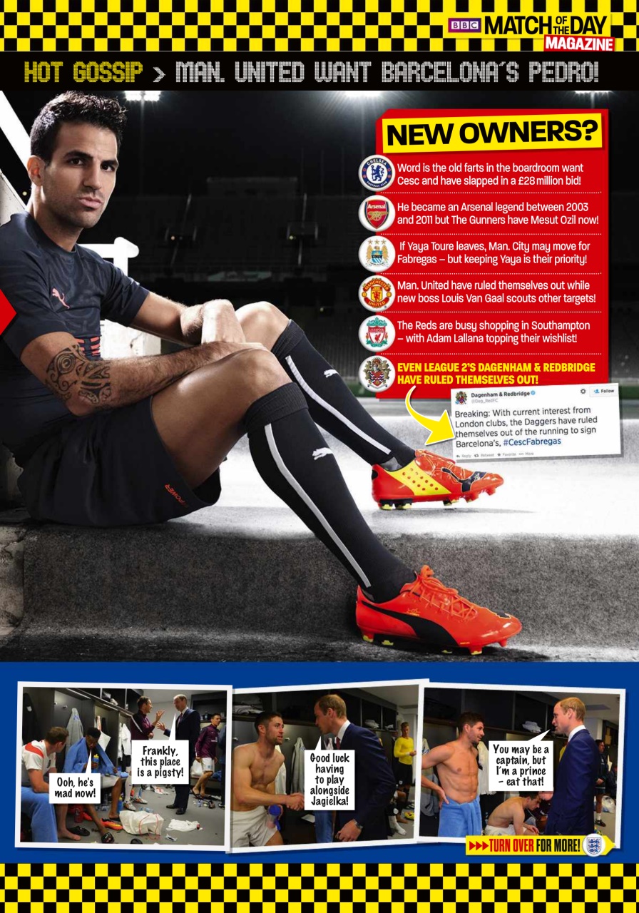 Match of the Day Preview Pages