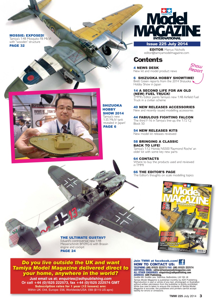 Tamiya Model Magazine Preview Pages