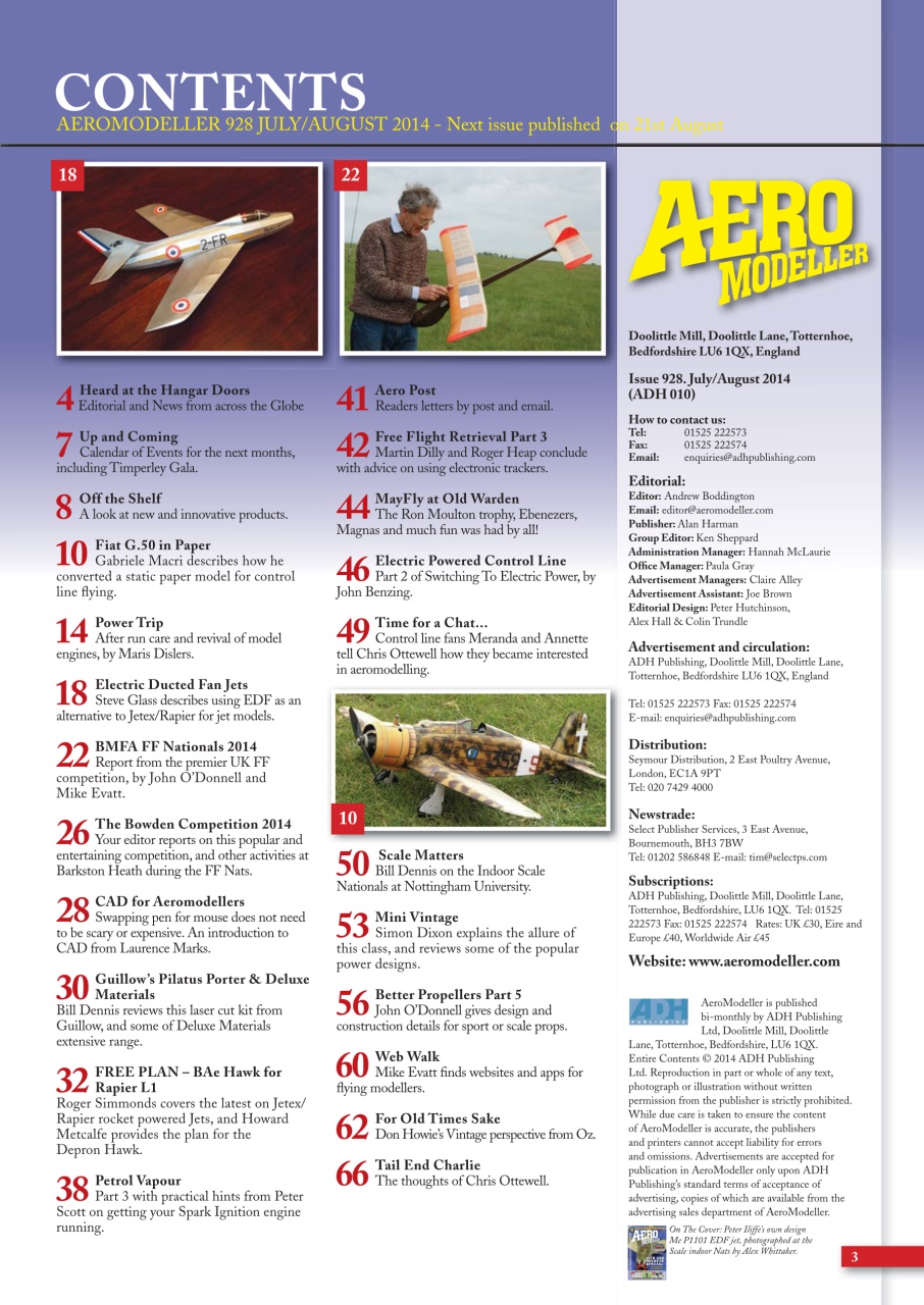 AeroModeller Preview Pages